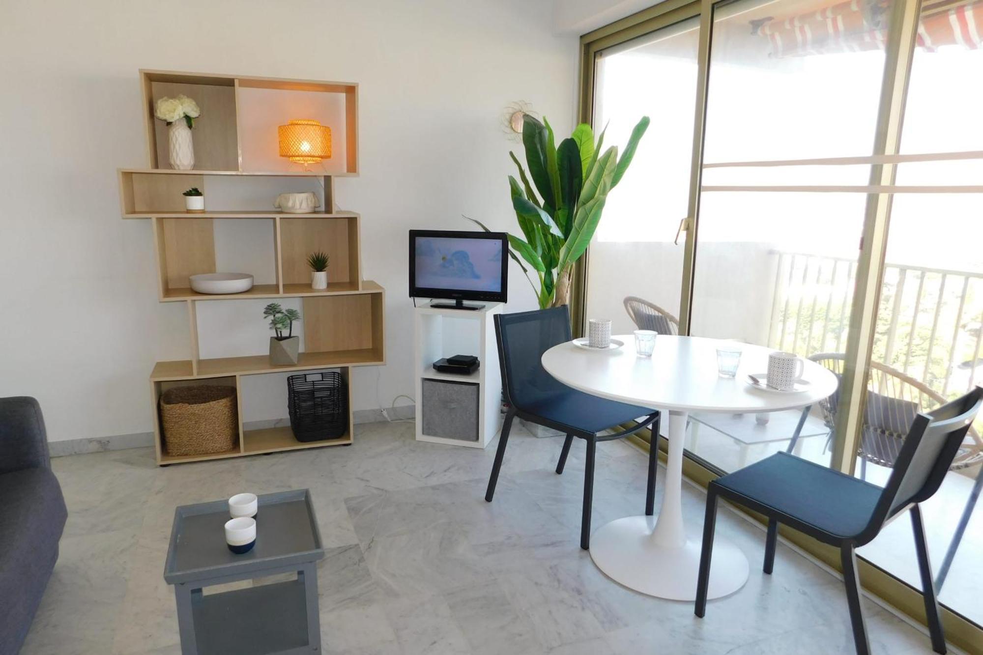 Apartament Charming T2 Eden Park With Swimming Pool Private Parking Juan-les-Pins Zewnętrze zdjęcie